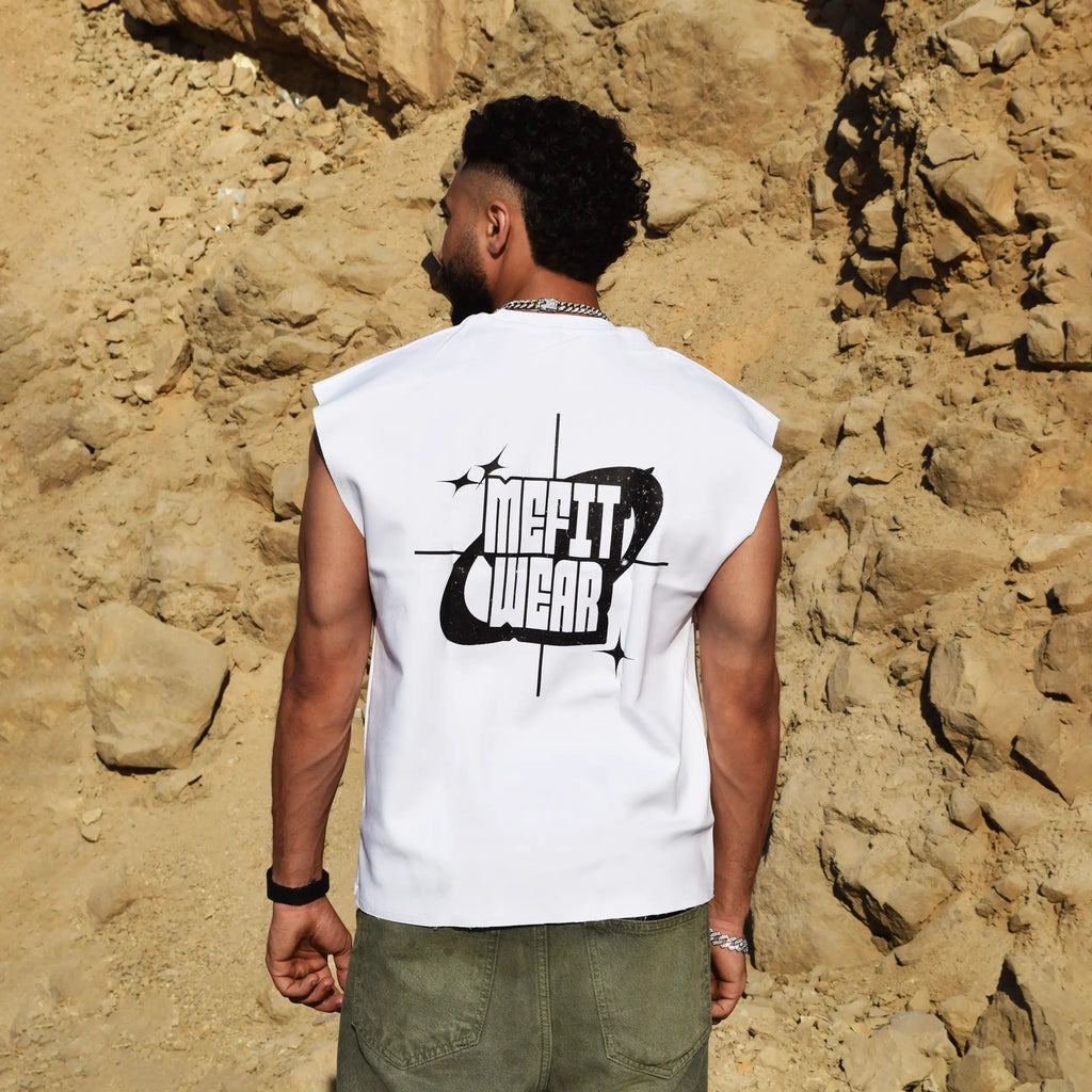 White Mefit Club Tanktop