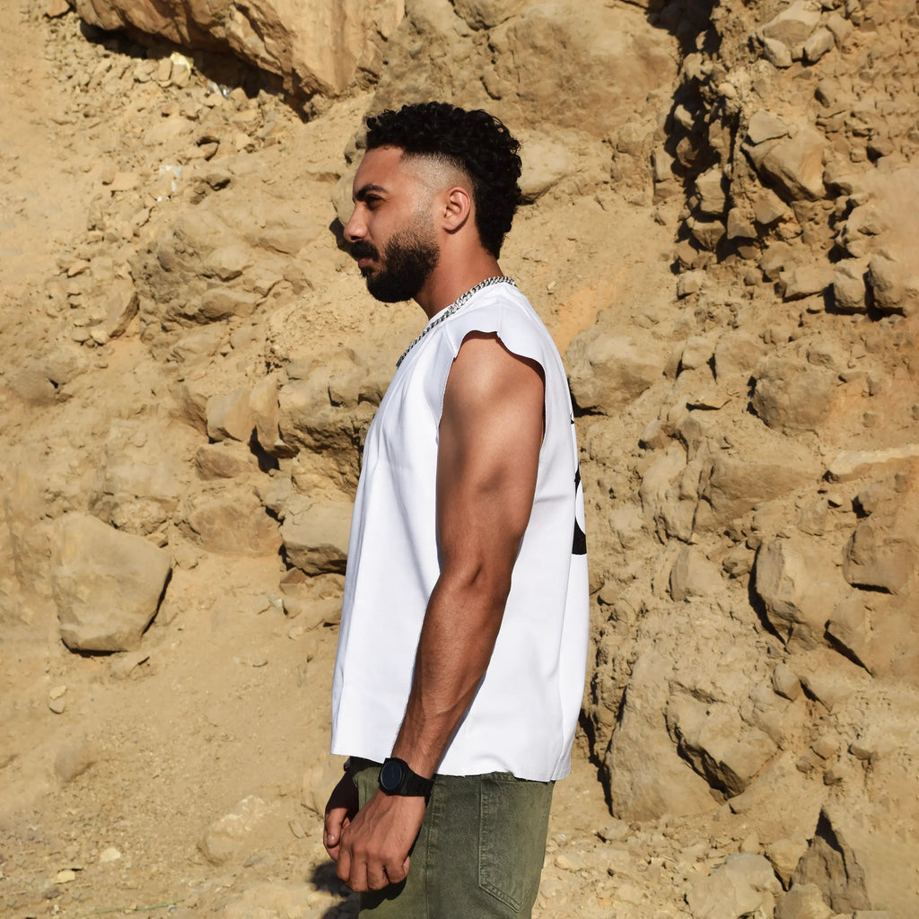 White Mefit Club Tanktop